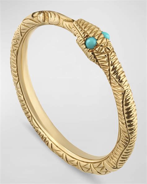 snake earrings gucci|Gucci Ouroboros Turquoise Snake Ring .